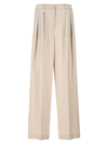 Theory Metallic Pants With High Waist And Front Pences