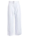 Philosophy Di Lorenzo Serafini Woman Denim Pants White Size 6 Cotton In White