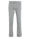 Jacob Cohёn Man Pants Light Grey Size 42 Cotton, Elastane