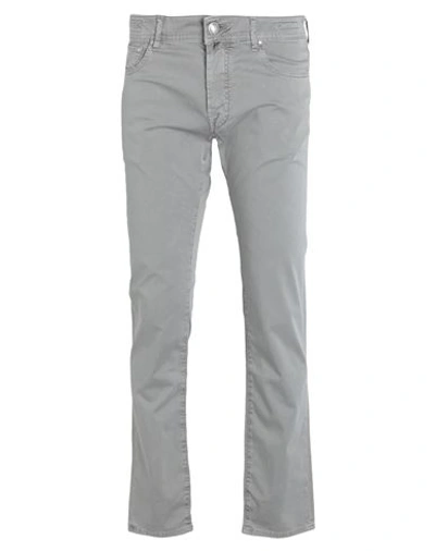 Jacob Cohёn Man Pants Light Grey Size 34 Cotton, Elastane