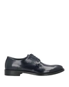 Musani Man Lace-up Shoes Midnight Blue Size 5 Leather