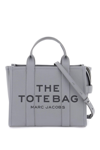 Marc Jacobs The Leather Medium Tote Bag In Grey