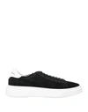 Grey Daniele Alessandrini Man Sneakers Black Size 11 Soft Leather