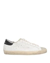 Golden Goose White Leather Lace-up Sneakers In White