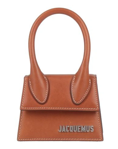 Jacquemus Woman Handbag Tan Size - Soft Leather In Brown
