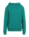 Buscemi Man Sweatshirt Emerald Green Size Xl Cotton, Polyester