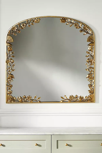 Anthropologie Shyla Wall Mirror In Gold