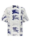 Burberry T-shirt With Ekd T-shirts White