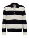 Thom Browne Striped Cotton Polo Sweater