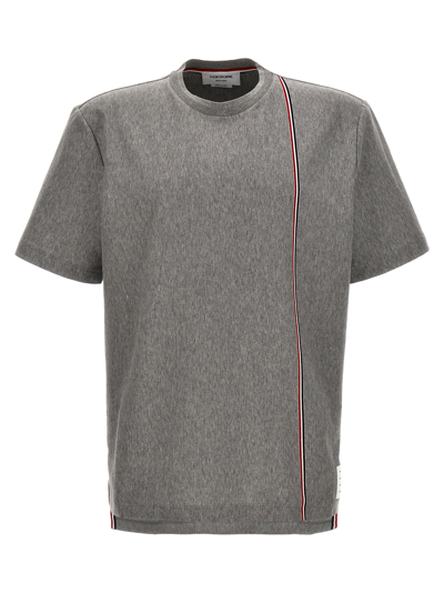 Thom Browne Ss Jersey Tee In Gray