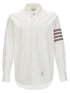 THOM BROWNE STRAIGHT FIT SHIRT, BLOUSE WHITE