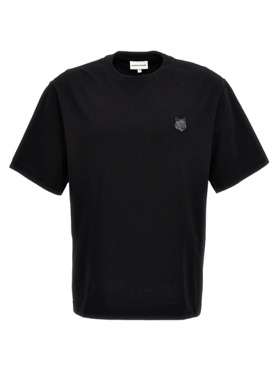 Maison Kitsuné Tonal Fox T-shirt In Black