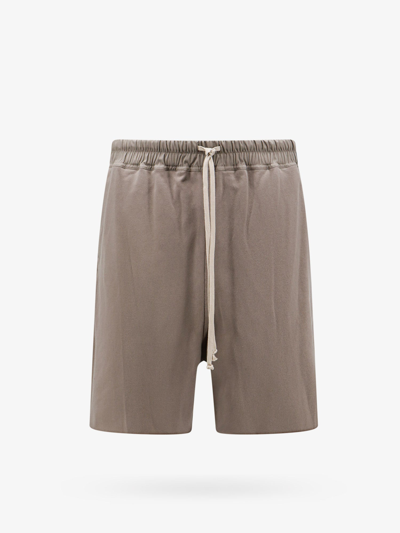 Rick Owens Bermuda Shorts In Beige