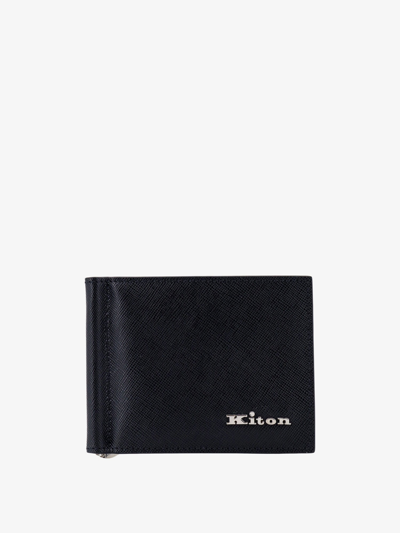 Kiton Ciro Paone Card Holder In Black