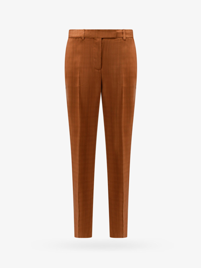 Semicouture Trouser In Brown
