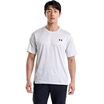 Under Armour Mens  Tech Vent Short Sleeve In White/black