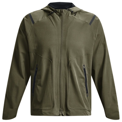 Under Armour Mens  Unstoppable Full-zip Jacket In Marine Od Green/black