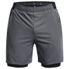 Under Armour Mens  Vanish Woven Shorts With Heat Gear In Pitch Gray/black/black