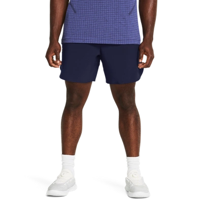 Under Armour Mens  Peak Woven Shorts In Midnight Navy/pitch Gray