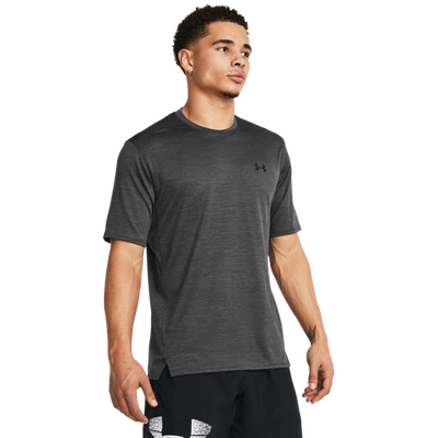 Under Armour Mens  Tech Vent Short Sleeve In Downpour Gray/black