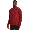 Under Armour Mens  Storm Sweater Fleece Qz In Stadium Red/black
