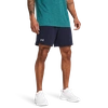 Under Armour 7 Tech Shorts In Midnight Navy/mod Gray