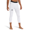 Under Armour Mens  Curry 3/4 Comp Leggings In White/white/black