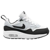 Nike Air Max 1 Big Kids' Shoes In Summit White/white/black
