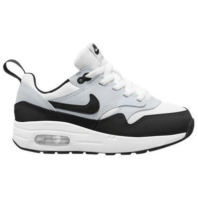 Nike Kids' Boys  Air Max 1 Easyon In Summit White/white/black