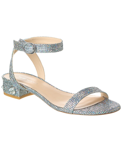 Stuart Weitzman Dancer Allshine 25 Sandal In Silver