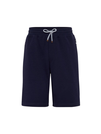 Brunello Cucinelli Shorts In Blue