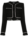 Giuseppe Di Morabito Embellished Bouclé  Jacket In Black