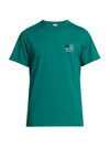 Loewe Men's Embroidered Anagram T-shirt In Green