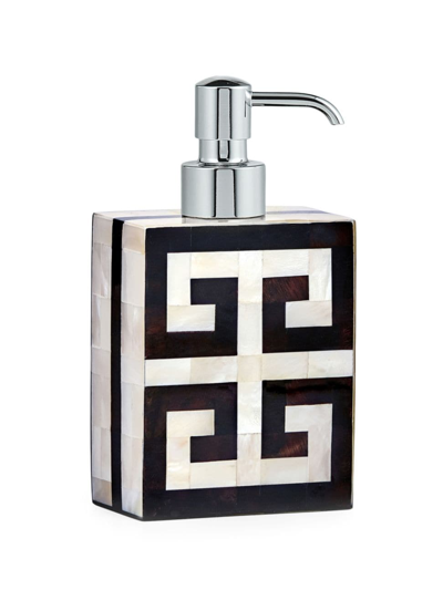 Labrazel Greek Key Pump Dispenser In Polished Chrome