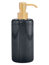 Labrazel Dome Black Gloss Pump Dispenser In Satin Gold