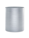 Labrazel Cambric Wastebasket In Silver