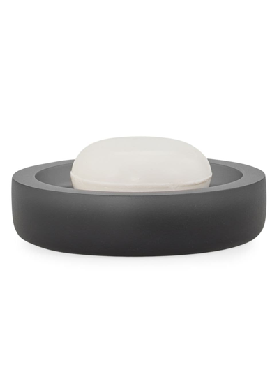 Labrazel Dome Black Matte Soap Dish In Charcoal