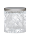 Labrazel Basket Weave Canister In Polished Nickel