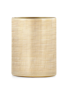 Labrazel Woven Waste Basket In Gold