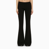 DSQUARED2 BLACK PALAZZO TROUSERS WITH JEWEL DETAIL