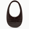 COPERNI COPERNI CROCO SWIPE BAG BROWN LEATHER