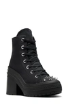 Converse Chuck 70 De Luxe Block Heel Sneaker In Black