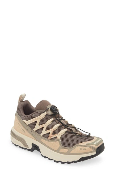 Salomon Acs Og Trail Running Shoe In Falcon/ Shortbread/ Hazelnut