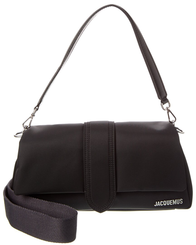 Jacquemus Le Petit Bambimou Leather Shoulder Bag In Black