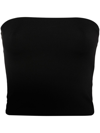 Wardrobe.nyc Black Jersey Bandeau Top In Black