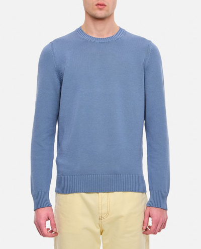 Drumohr Crewneck Sweater In Sky Blue