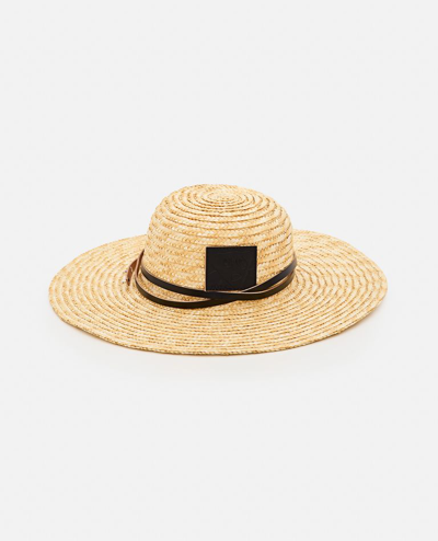 Plan C Straw Hat In Beige