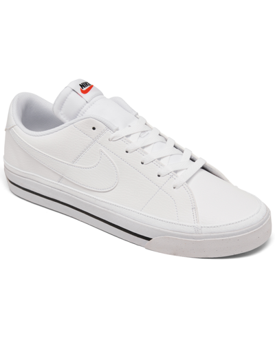Nike Men's Court Legacy Next Nature Casual Sneakers From Finish Line In White