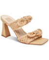 Dolce Vita Niyah Slide Sandal In Light Natural Raffia