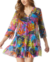 COCO REEF WOMEN'S ENCHANT PRINTED COVER-UP DRESS